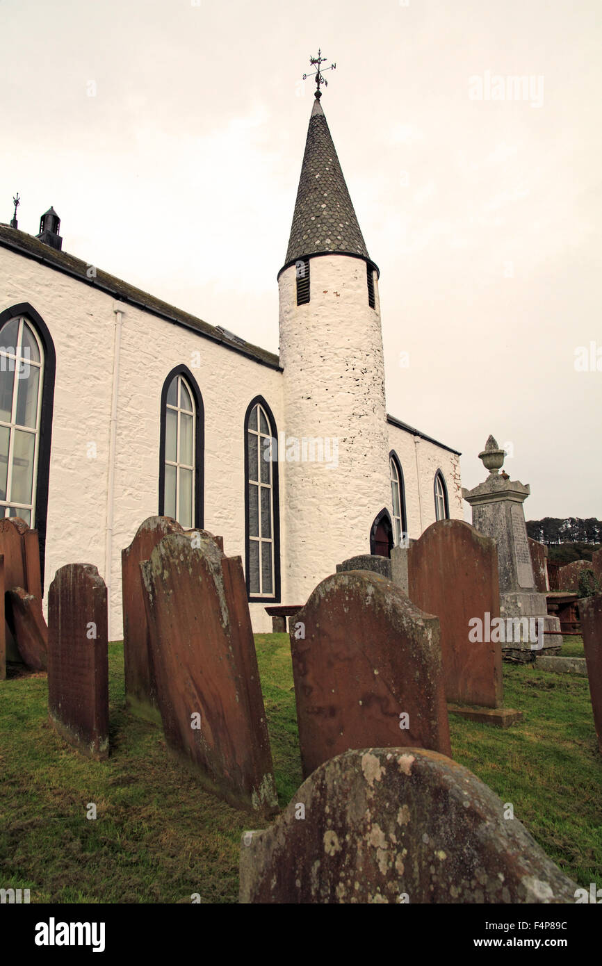 Parish church of Crossmichael, Dumfries and Galloway, Scotland. The