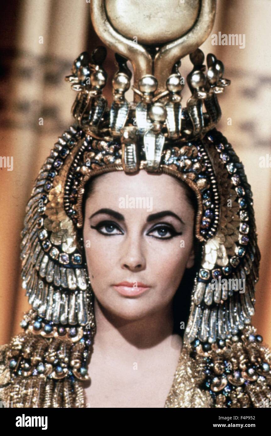 Elizabeth Taylor In Cleopatra - 8x10 Color Publicity Photo Reprint (DD335), Actors & Movies Theme