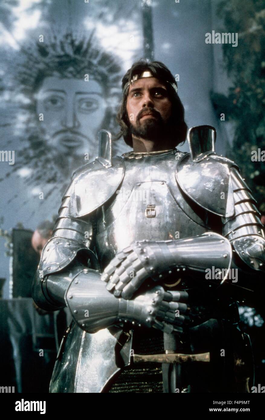 Nigel Terry / Excalibur 1981 directed by John Boorman Stock Photo