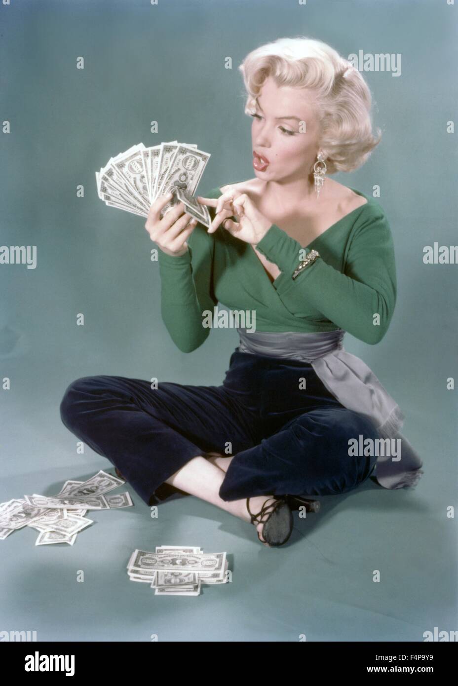 Marilyn Monroe / Gentlemen Prefer Blondes 1953 directed by Howard Hawks Stock Photo