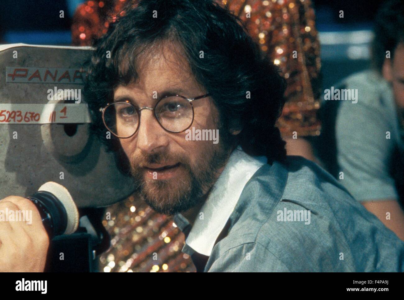 Steven Spielberg / Indiana Jones and the Temple of Doom 1984 directed by Steven Spielberg Stock Photo