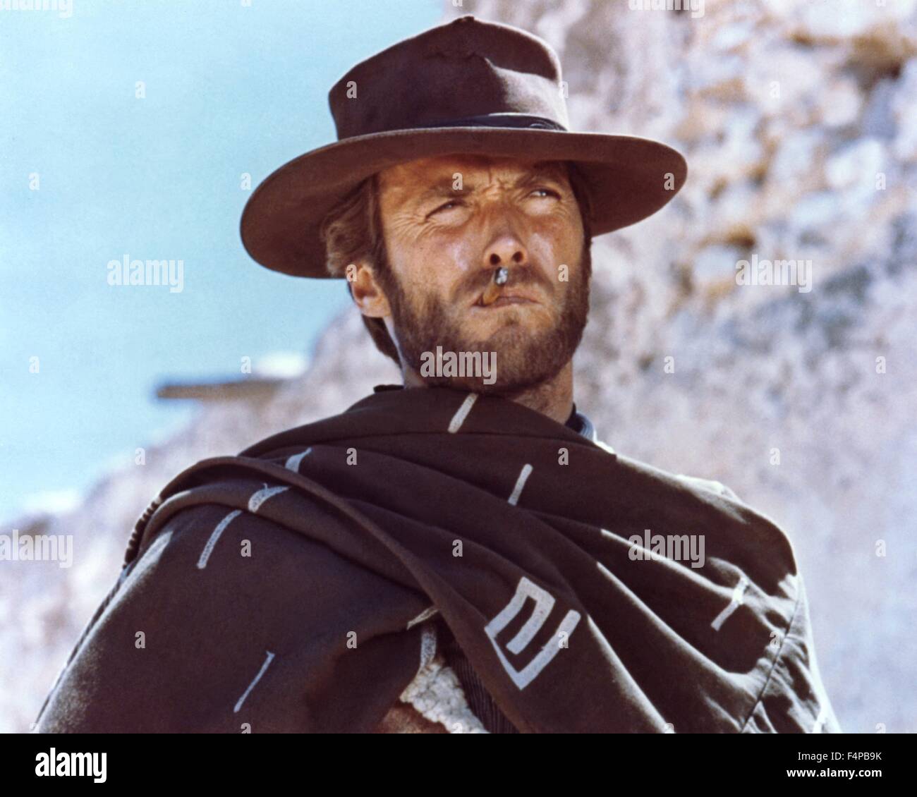 Clint Eastwood / For a Few Dollars More 1965 directed by Sergio Leone Stock Photo