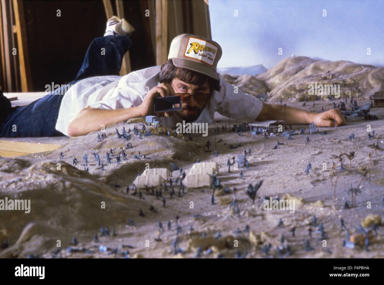 Harrison Ford / Raiders Of The Lost Ark 1981 directed by Steven Spielberg Stock Photo