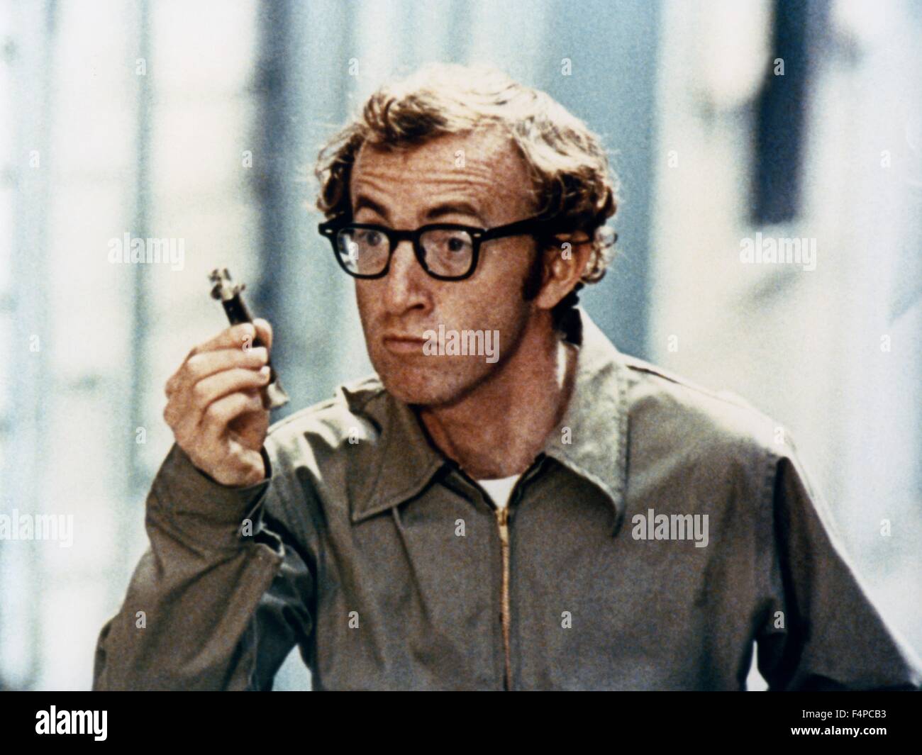 Woody Allen / Take The Money And Run 1969 directed by Woody Allen Stock Photo