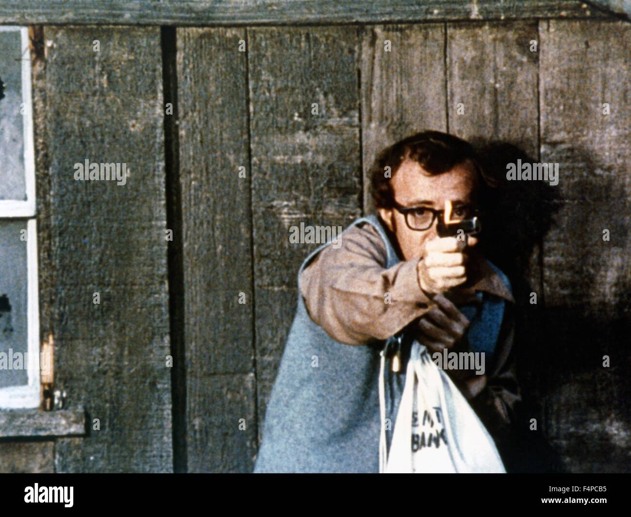 Woody Allen / Take The Money And Run 1969 directed by Woody Allen Stock Photo