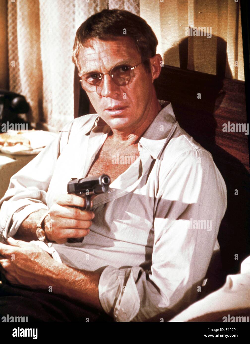 Steve McQueen / The Getaway 1972 directed by Sam Peckinpah Stock Photo