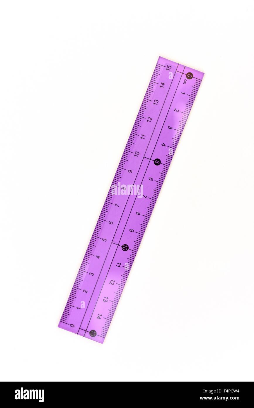 Ruler measure small Cut Out Stock Images & Pictures - Alamy
