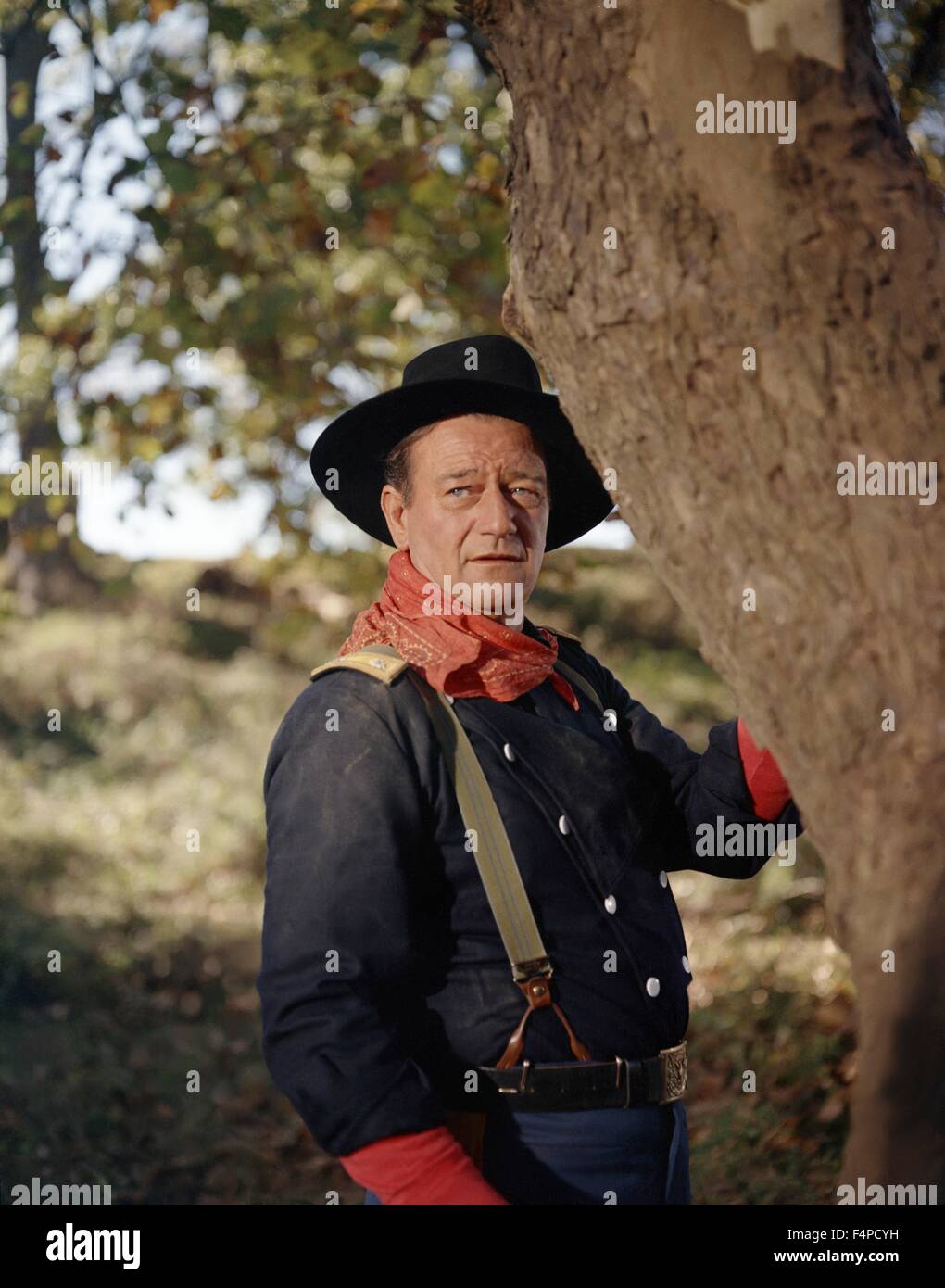 John Wayne Horse Soldiers 1959 High Resolution Stock Photography and