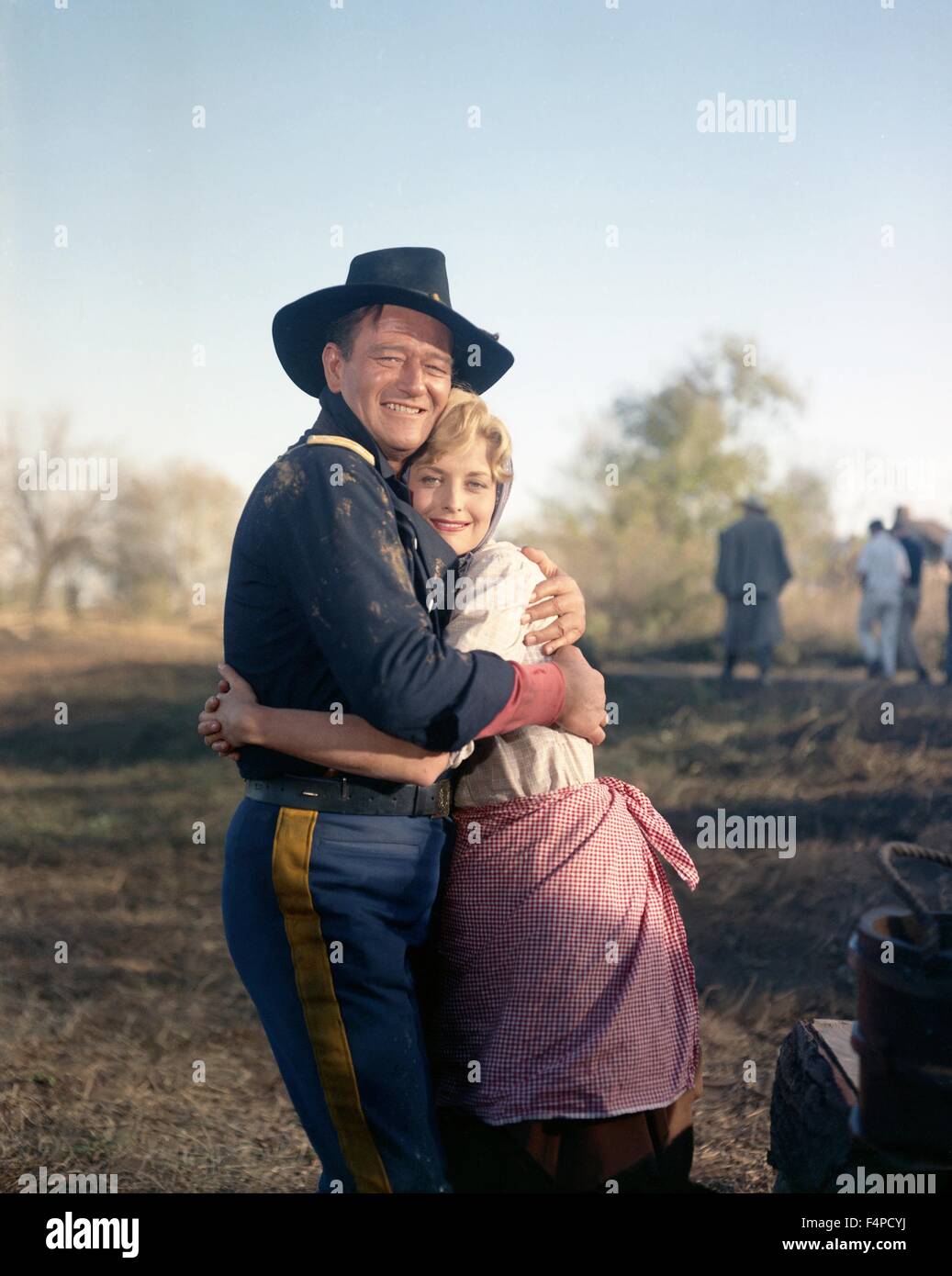 John Wayne, Constance Towers / The Horse Soldiers 1959 directed by John  Ford Stock Photo - Alamy