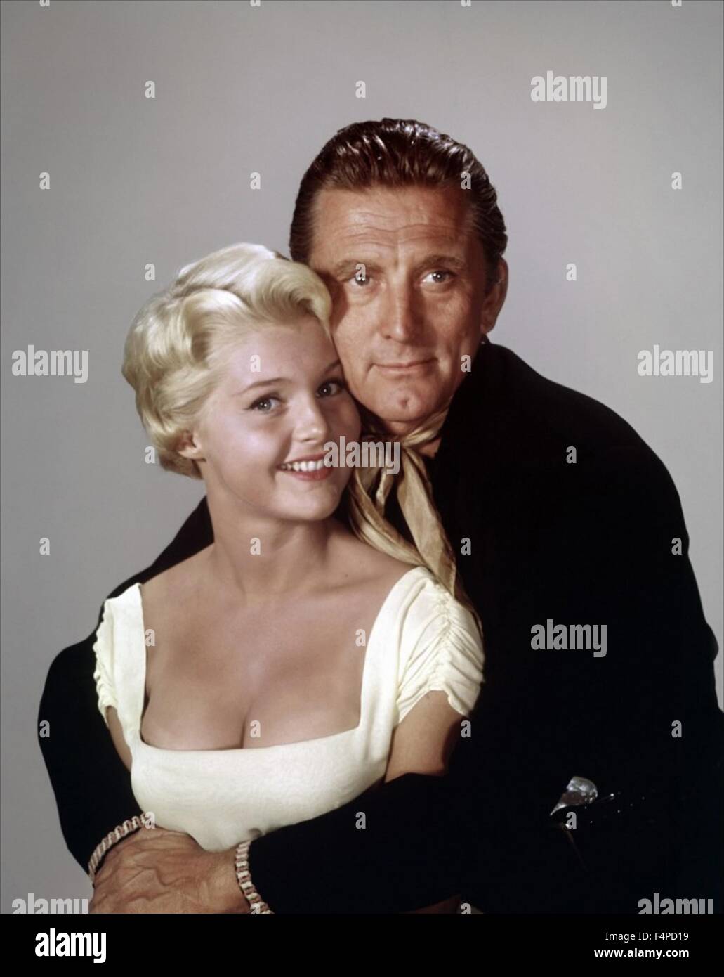 Carol Lynley, Kirk Douglas / The Last Sunset 1961 directed by Robert Stock Photo ...