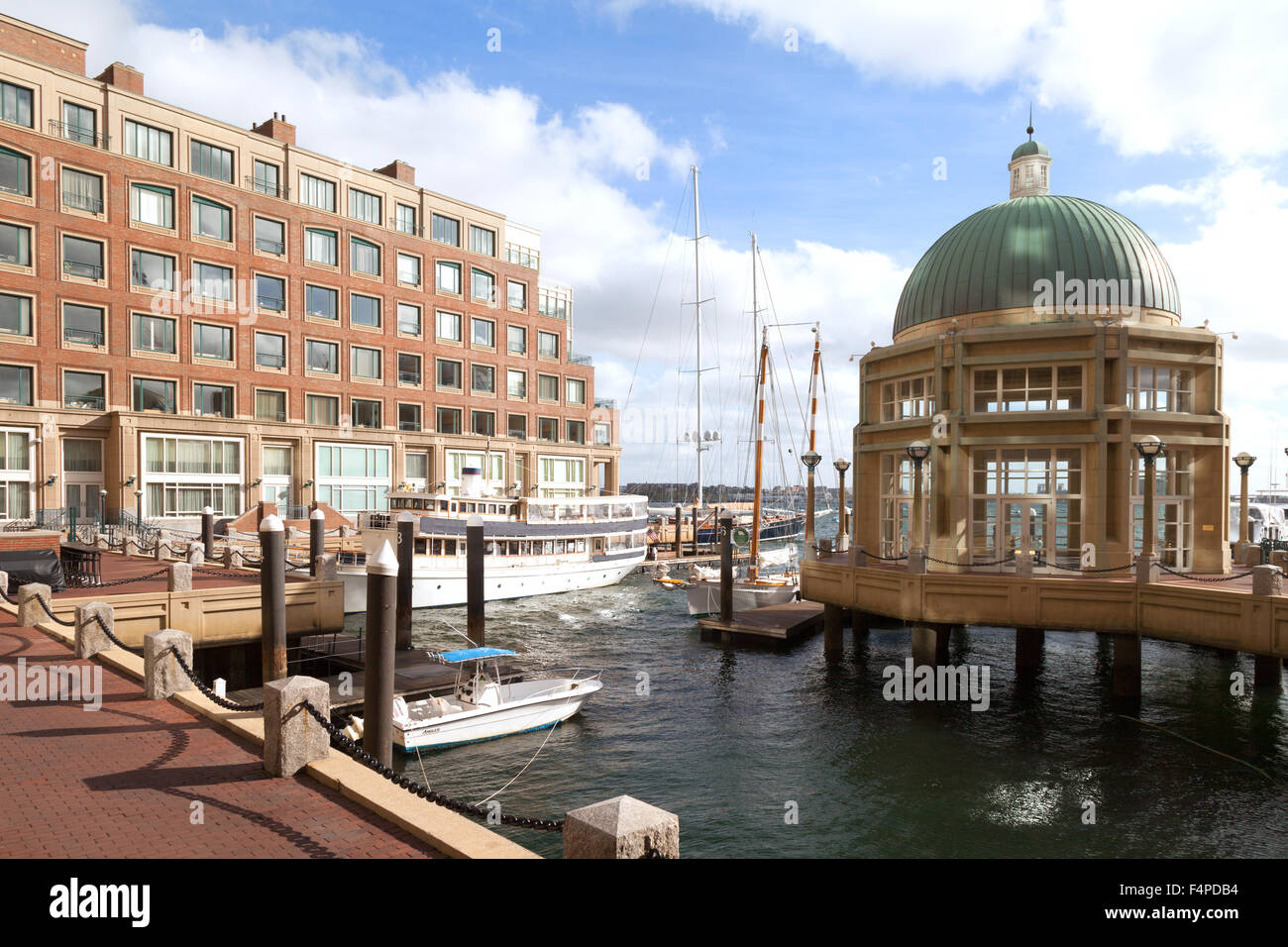 Rowes Wharf, Boston harbor, Boston, Massachusetts USA Stock Photo Alamy