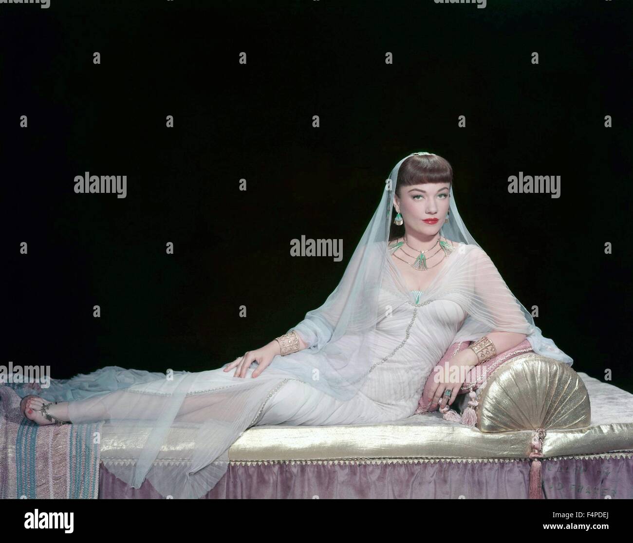 Anne Baxter / The Ten Commandments 1956 directed by Cecil B. DeMille Stock Photo
