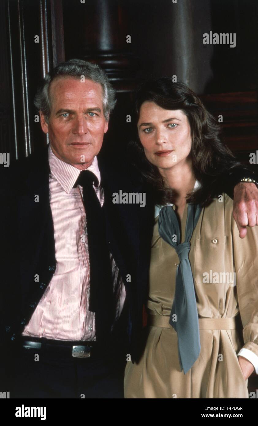 Paul Newman, Charlotte Rampling / The Verdict 1982 directed by Sidney Lumet Stock Photo