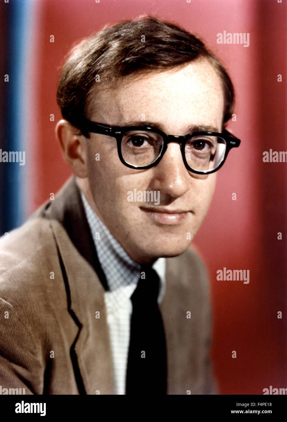 Young Woody Allen Smiling