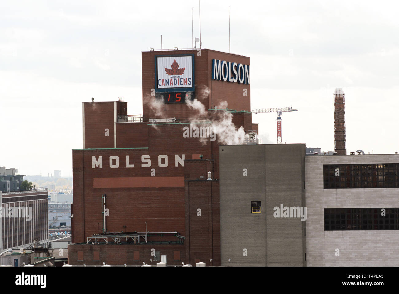 The Molson Coors Brewing Company in Montreal, Quebec Stock Photo Alamy