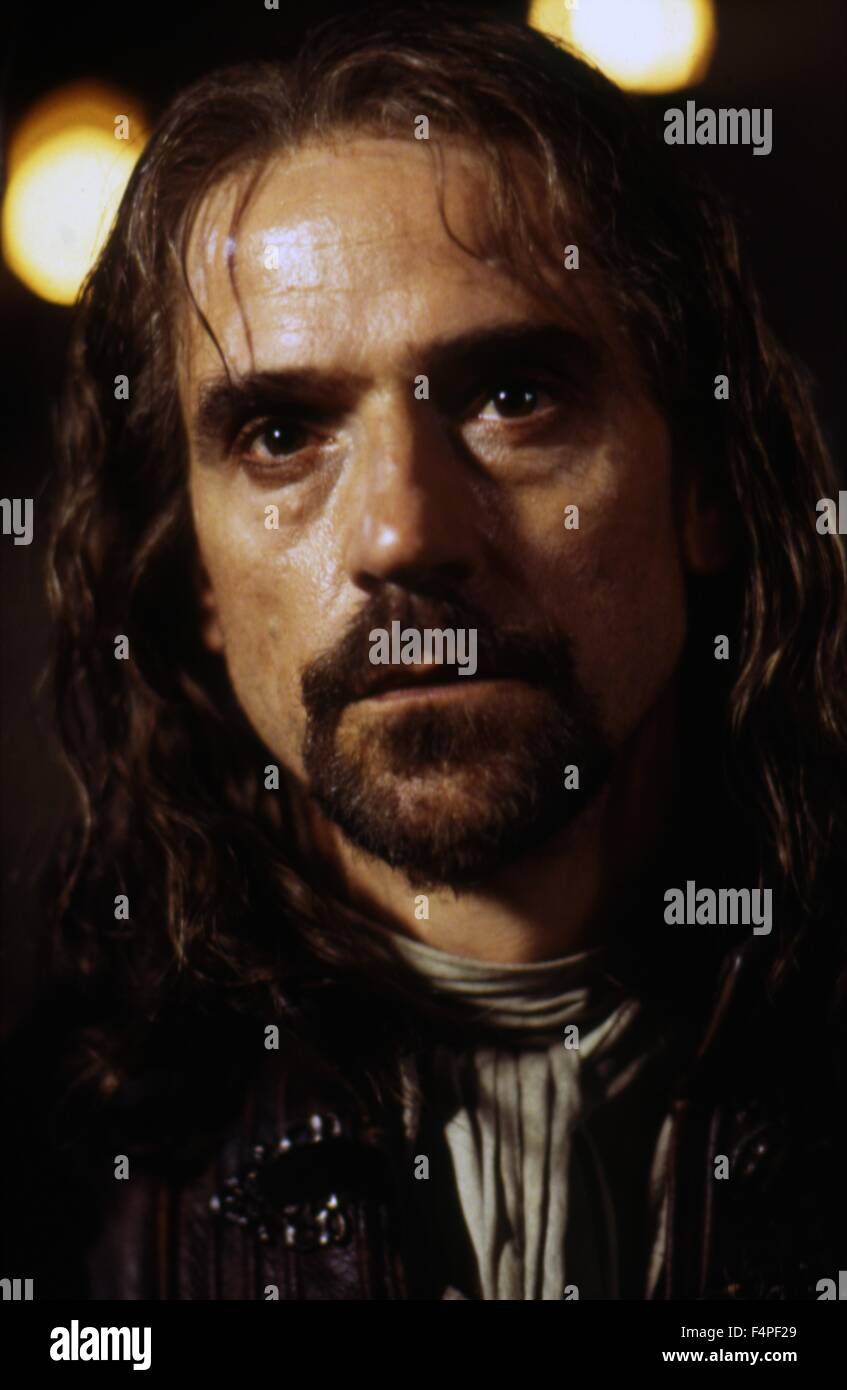 Jeremy Irons / The Man in the Iron Mask / 1998 directed by Randall Wallace Stock Photo
