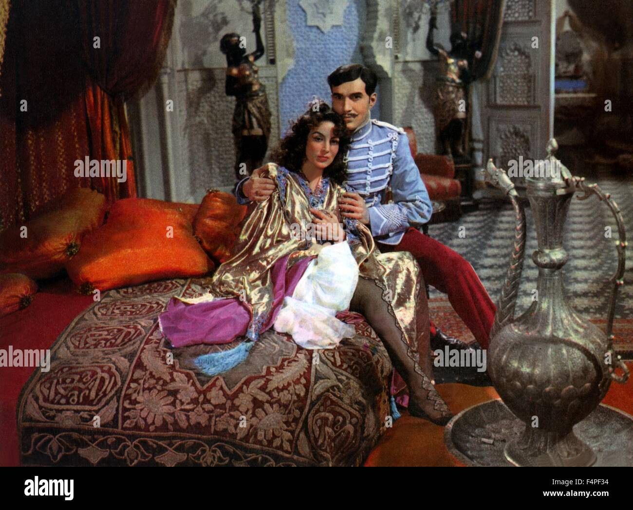 Maria Felix And Michel Piccoli French Cancan 1955 Directed By Jean Renoir Stock Photo Alamy