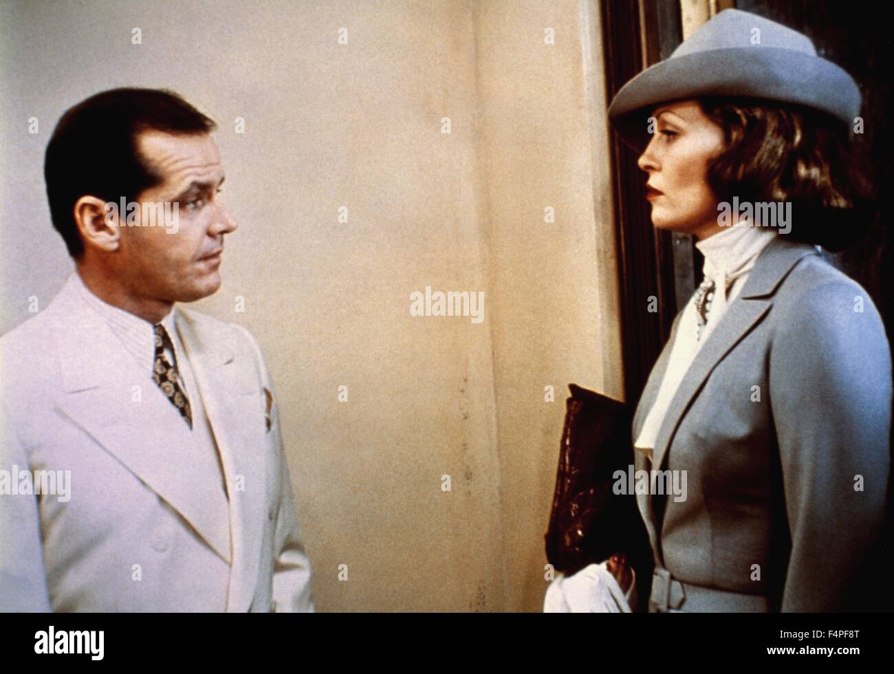 Jack Nicholson and Faye Dunaway / Chinatown / 1974 directed by Roman