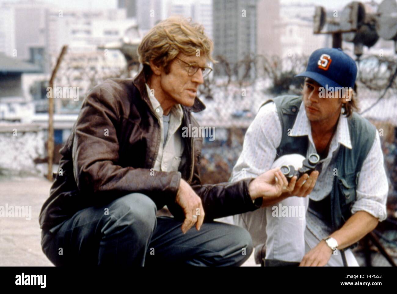 Robert Redford and Brad Pitt / The spy game / 2001 directed by Tony Scott [Universal Pictures