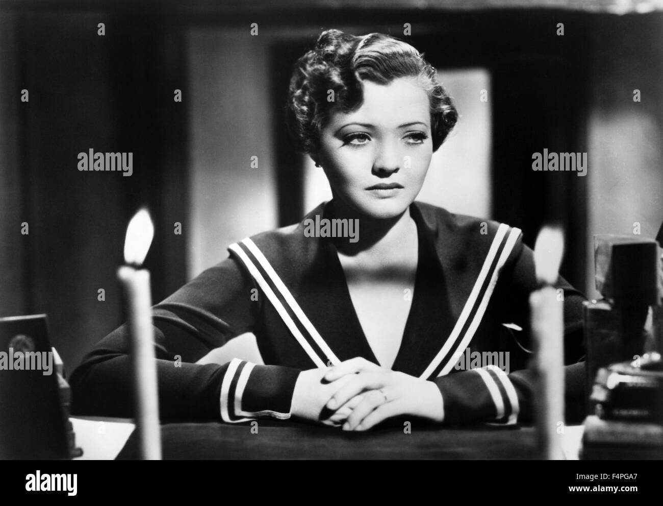 Sylvia Sidney / Sabotage / 1936 directed by Alfred Hitchcock Stock Photo