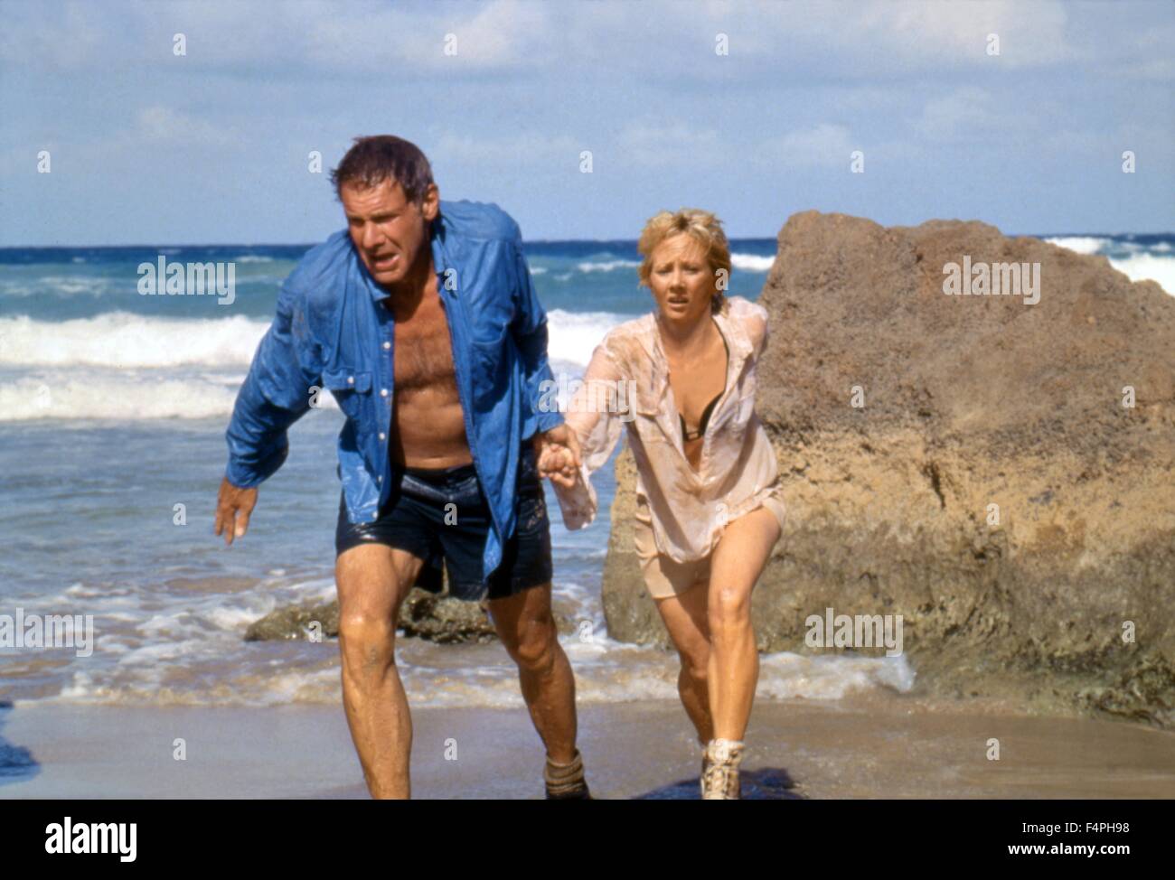 Harrison Ford and Anne Heche / Six Days Seven Nights / 1998 directed by Ivan Reitman Stock Photo