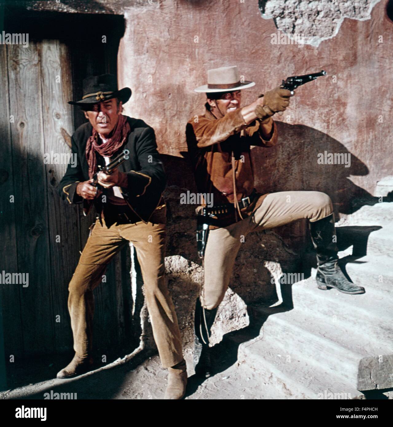 James Stewart, Dean Martin / Bandolero ! / 1968 directed by Andrew V. McLaglen [20th Century Fox] Stock Photo