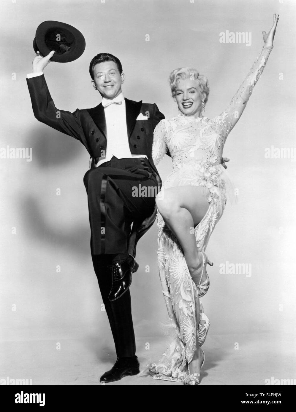 Donald O'Connor and Marilyn Monroe / There's No Business Like Show Business / 1954 directed by Walter Lang [20th Century Fox] Stock Photo