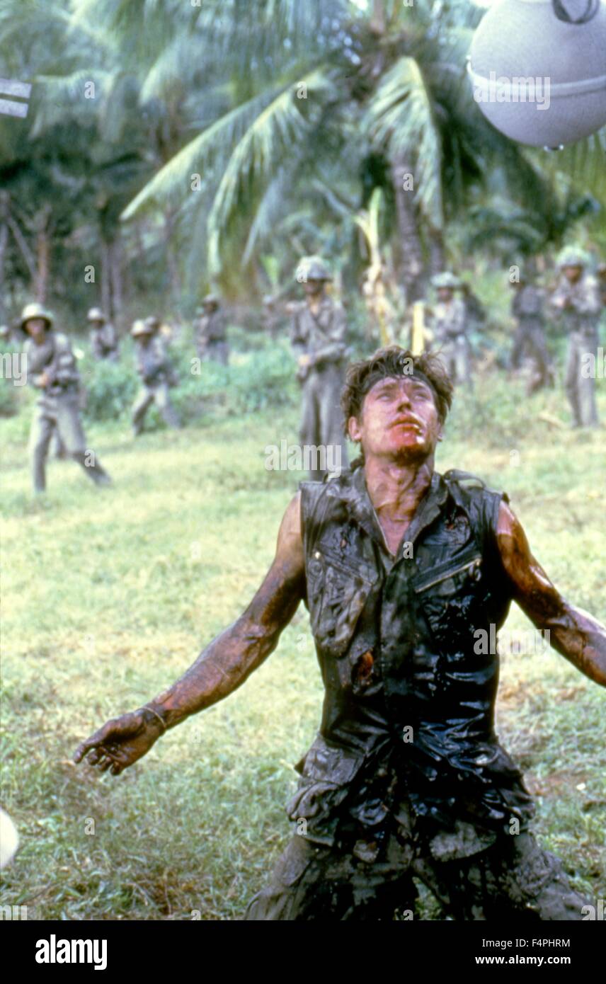 Willem Dafoe / Platoon / 1986 directed by Oliver Stone [Orion Pictures Corporation] Stock Photo