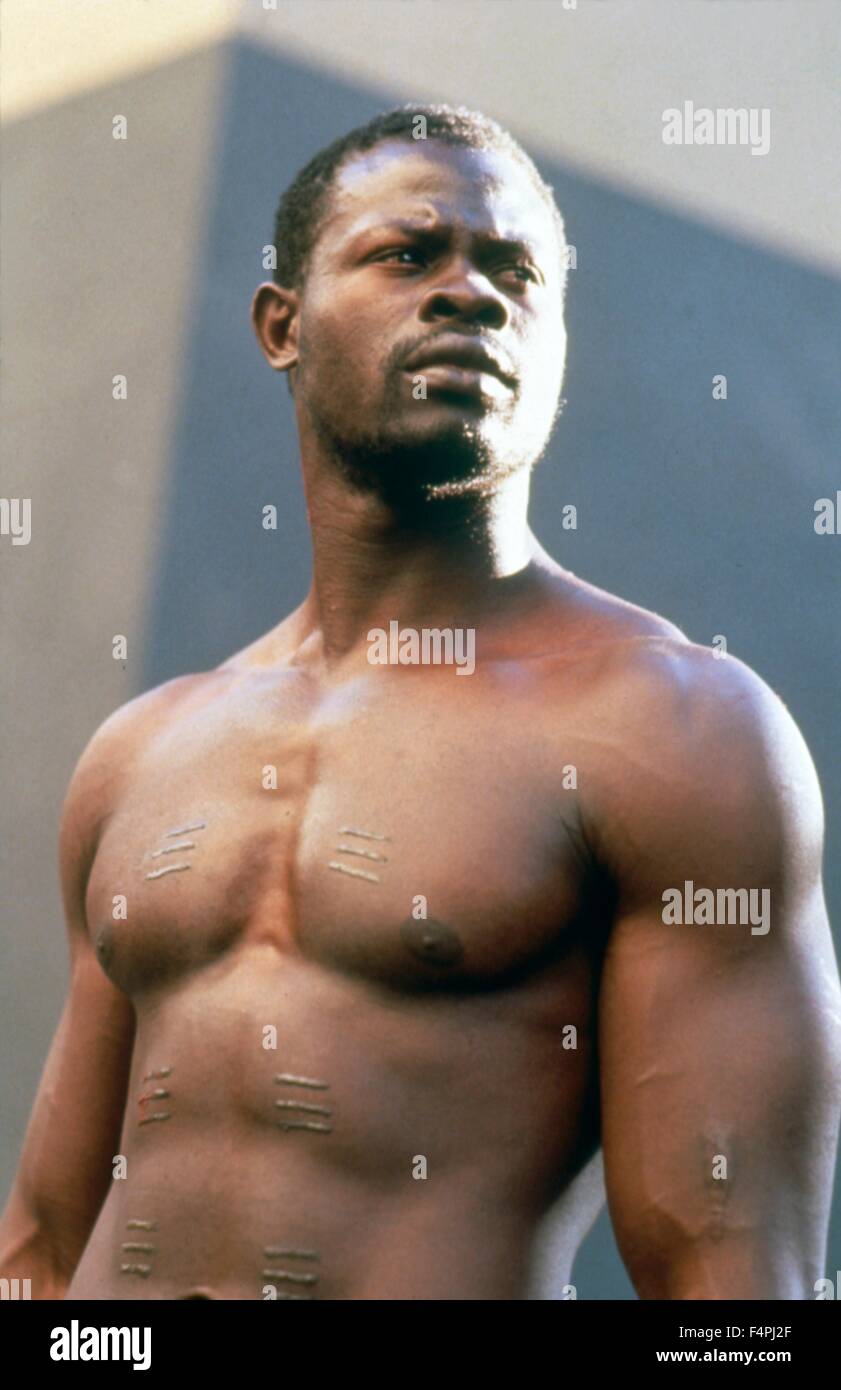Djimon Hounsou / Amistad / 1997 directed by Steven Spielberg [Dreamworks Pictures] Stock Photo
