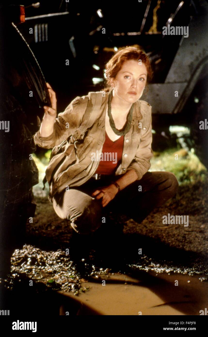 Julianne Moore / The Lost World: Jurassic Park / 1993 directed by Steven Spielberg [Universal Pictures] Stock Photo
