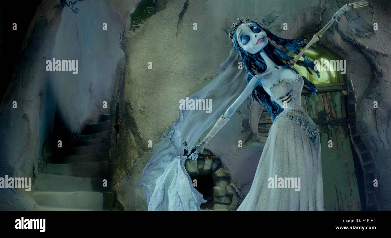 The Corpse Bride, voiced by HELENA BONHAM CARTER / Corpse Bride / 2005  directed by Tim Burton [WARNER BROS. PICTURES] Stock Photo - Alamy