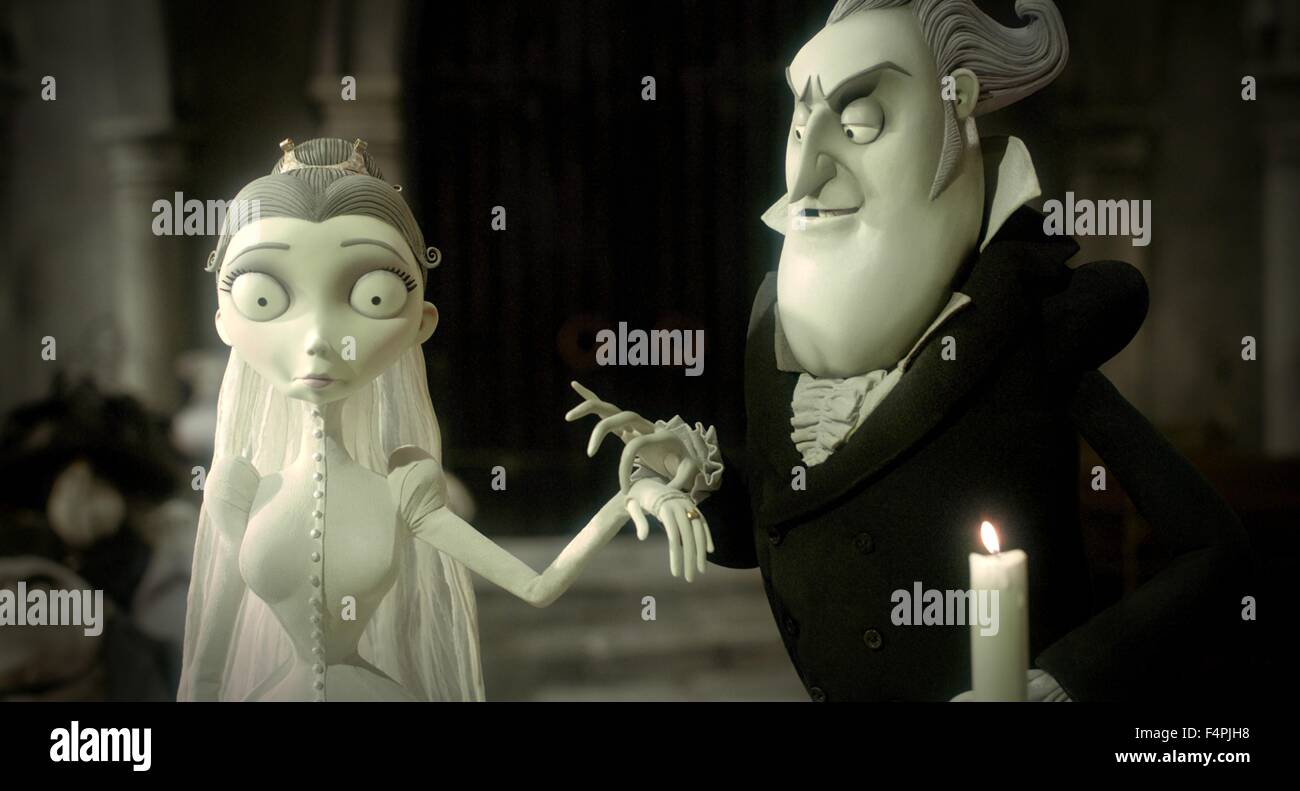 Victoria Everglot, voiced by EMILY WATSON, and Barkis Bittern, voiced by  RICHARD E. GRANT / Corpse Bride / 2005 directed by Tim Burton [WARNER BROS.  PICTURES] Stock Photo - Alamy