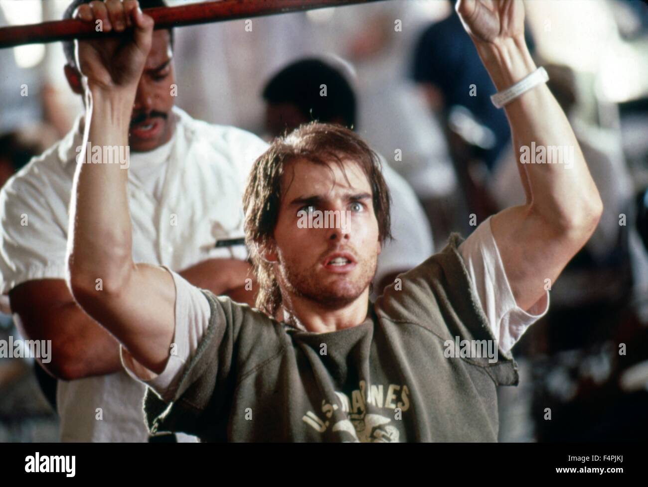 Tom Cruise / Born on the Fourth of July / 1989 directed by Oliver Stone [Universal Pictures] Stock Photo