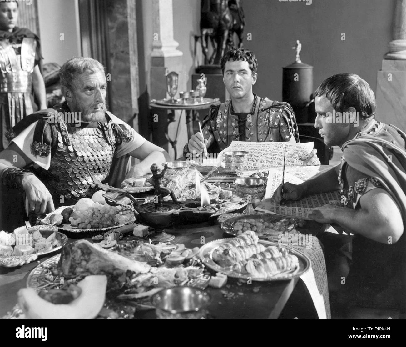 Marlon Brando / Julius Caesar / 1953 directed by Joseph L. Mankiewicz  [Metro-Goldwyn-Mayer Pictures] Stock Photo