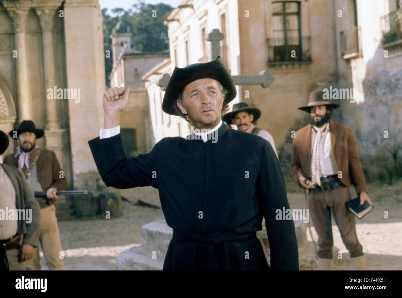 Robert Mitchum / The Wrath of God / 1972 directed by Ralph Nelson [Metro-Goldwyn-Mayer Pictures] Stock Photo