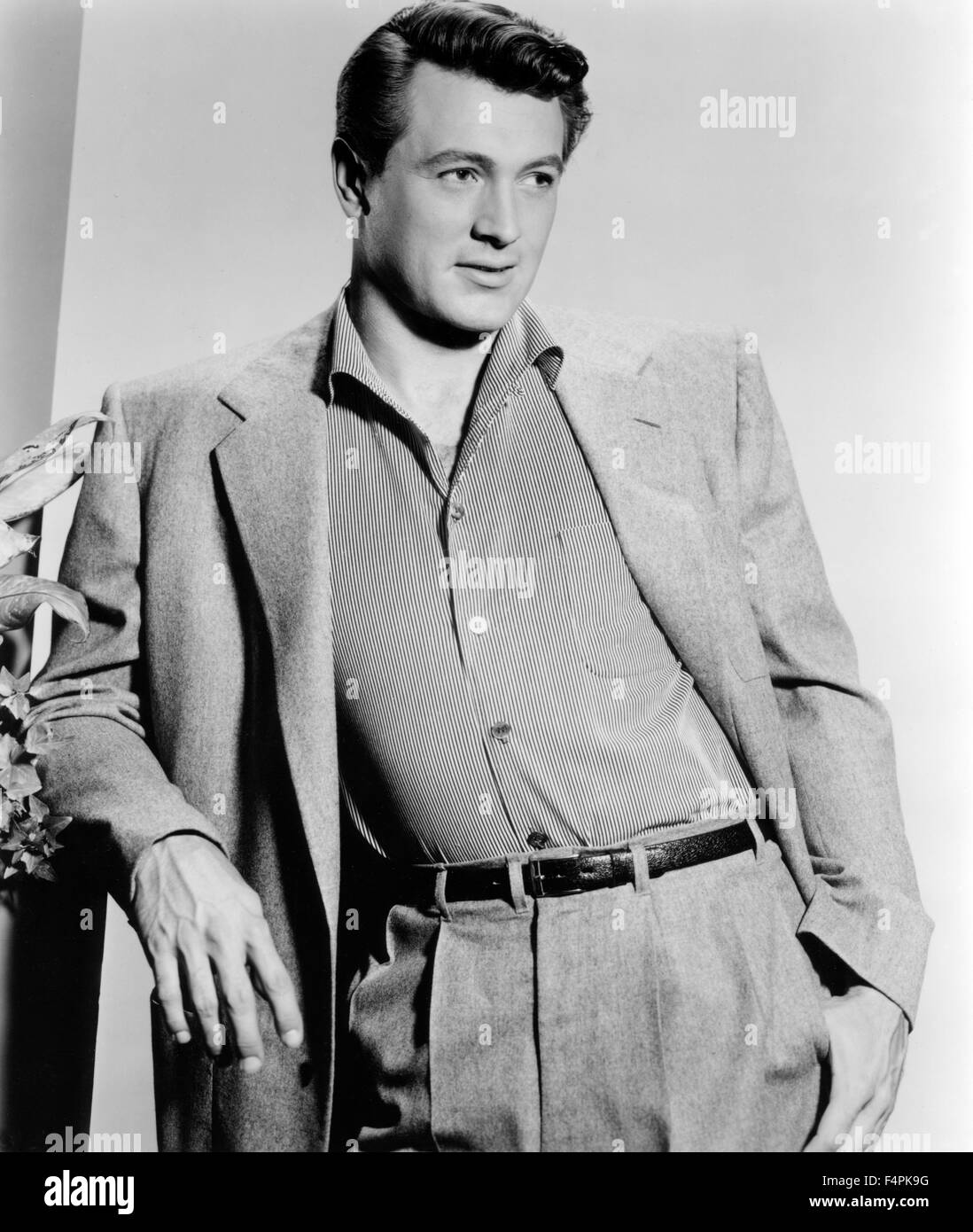 Rock Hudson Giant 1955 Directed By George Stevens Warner Bros Pictures Stock Photo Alamy