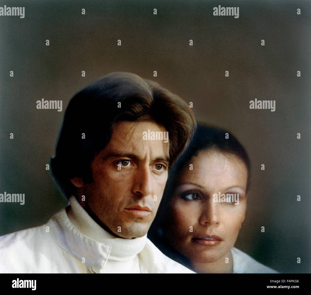 Al Pacino and Marthe Keller / Bobby Deerfield / 1972 directed by Sydney Pollack Stock Photo