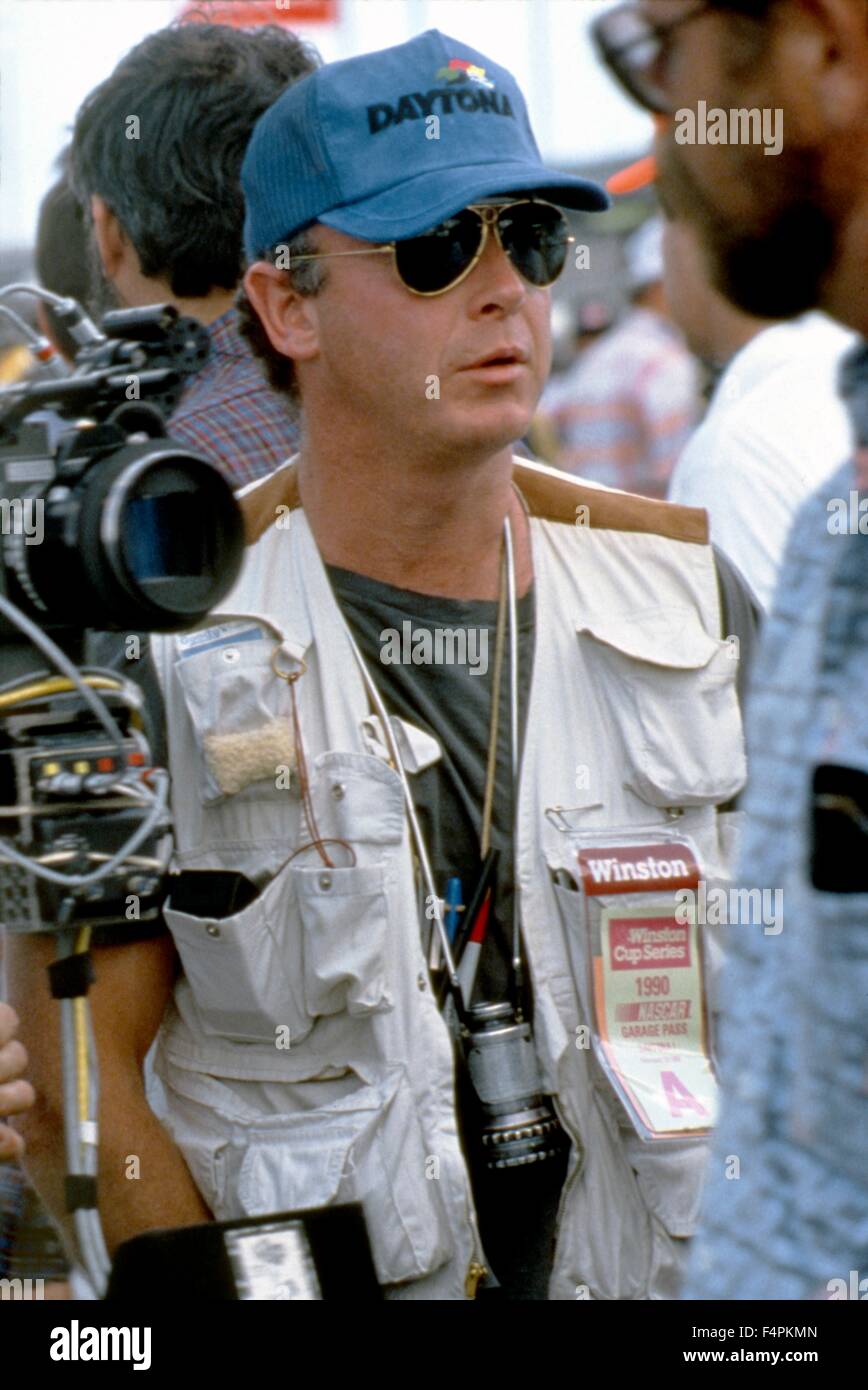 On the set, Tony Scott / Days of Thunder / 1990 directed by Tony Scott [Paramount Pictures] Stock Photo