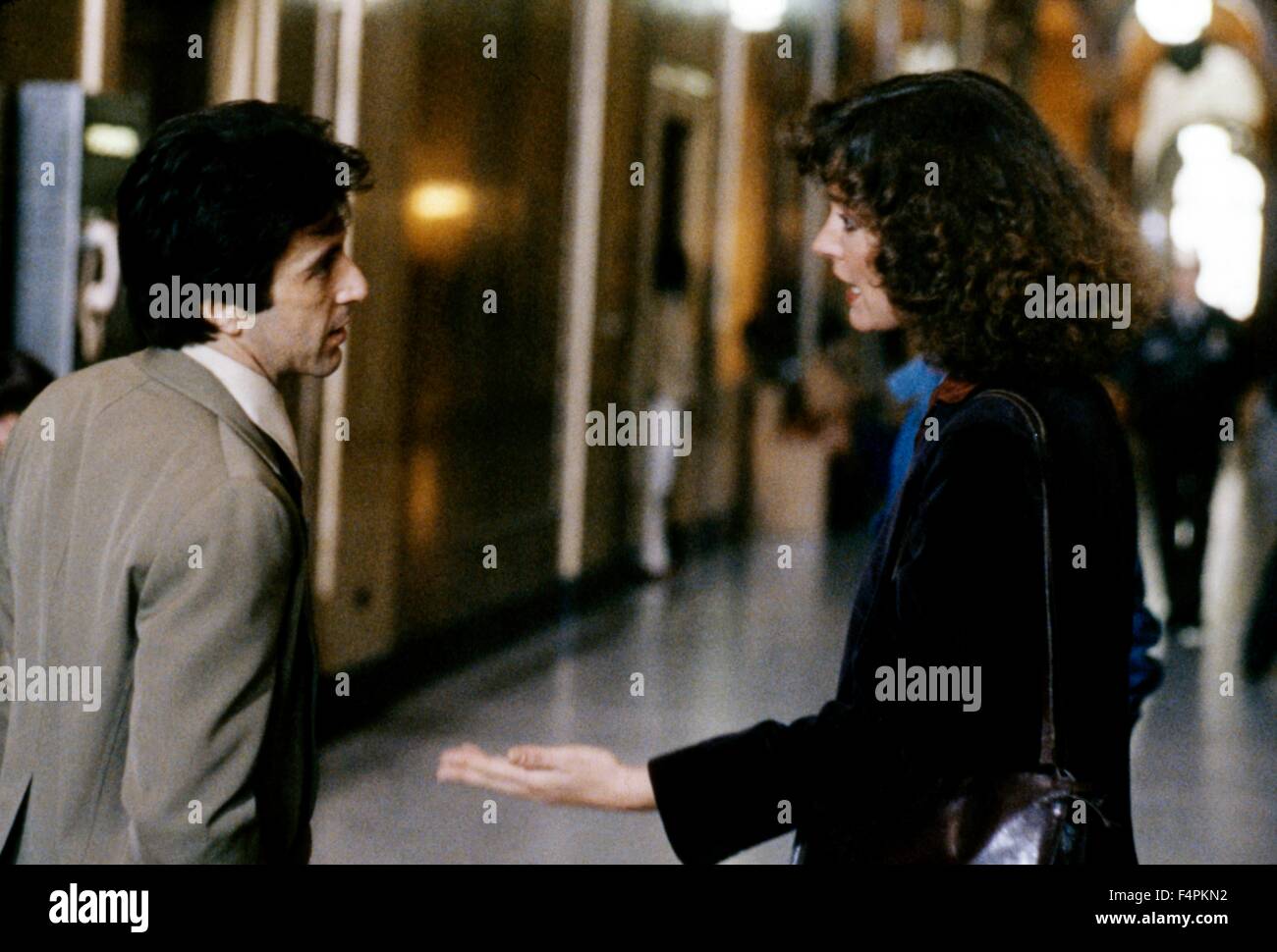 Al Pacino and Christine Lahti / ...And Justice for All / 1979 directed by Norman Jewison [Columbia Pictures] Stock Photo