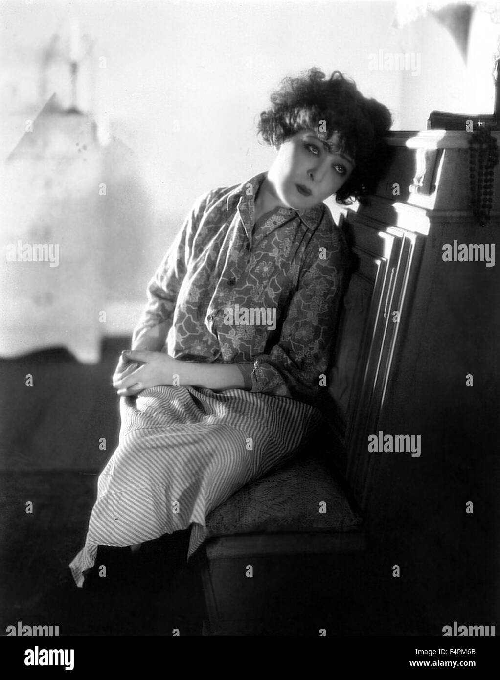 Alla Nazimova in the 20's. Stock Photo