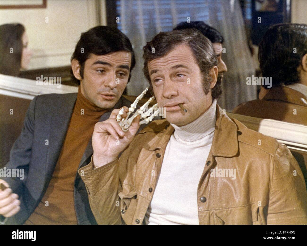 Charles Denner and Jean-Paul Belmondo / Dr Popaul / 1972 directed by Claude  Chabrol Stock Photo - Alamy