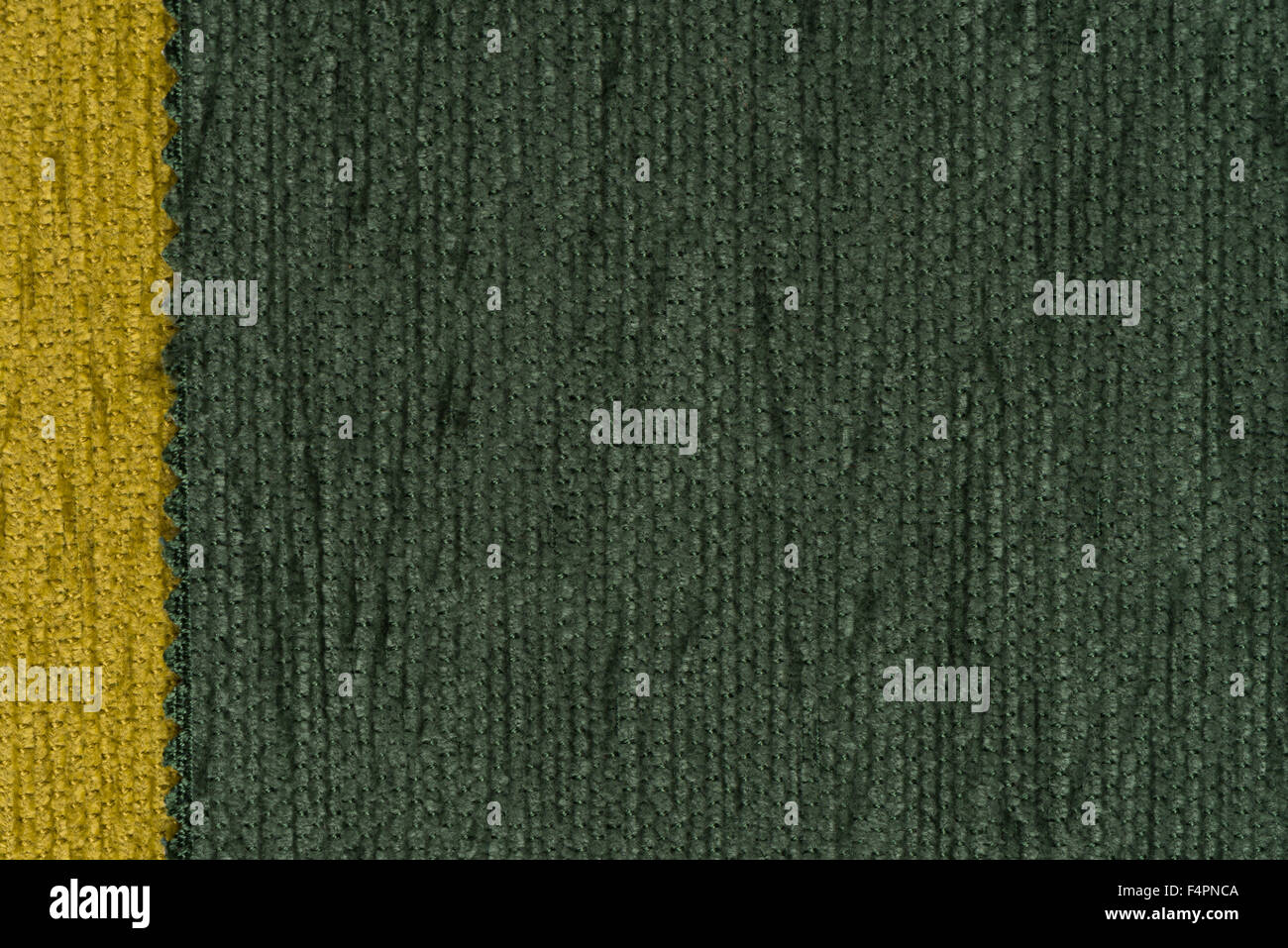 Closeup detail of green fabric texture background Stock Photo - Alamy