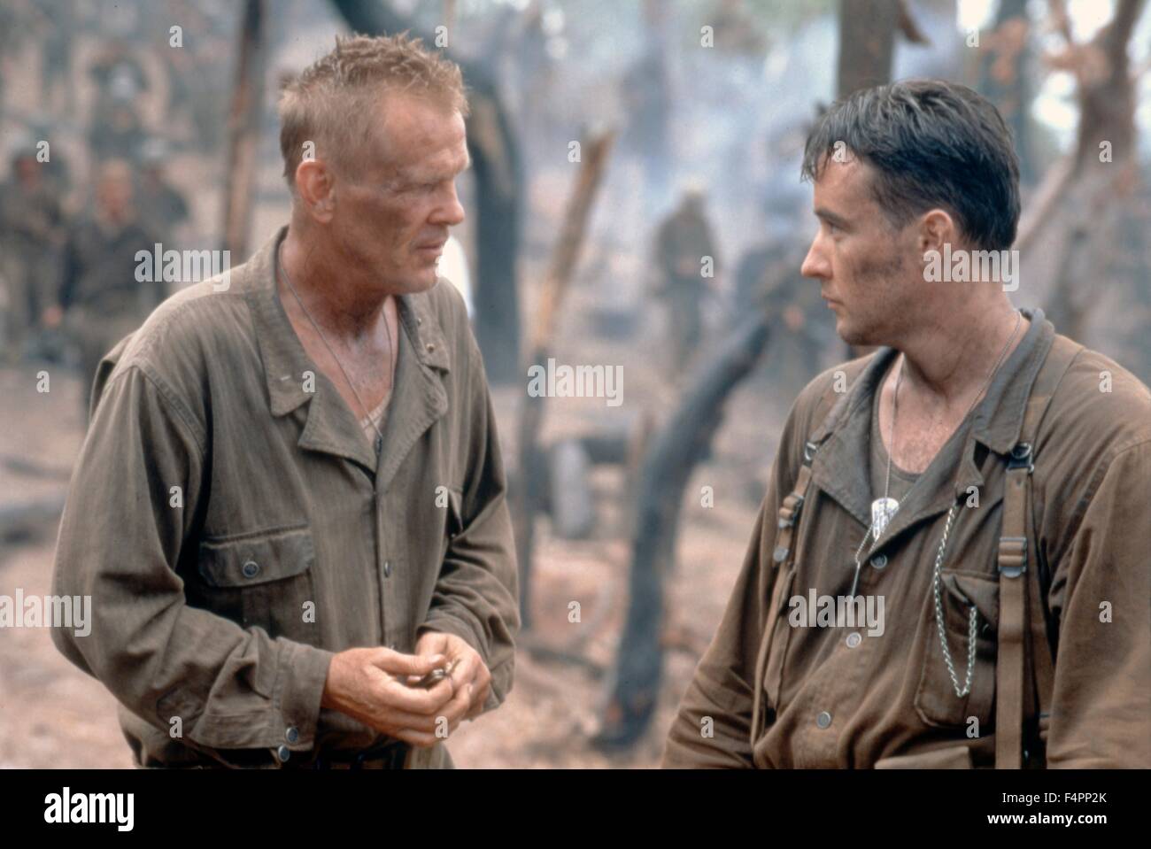 Nick Nolte and John Cusack / The Thin Red Line / 1998 directed by ...