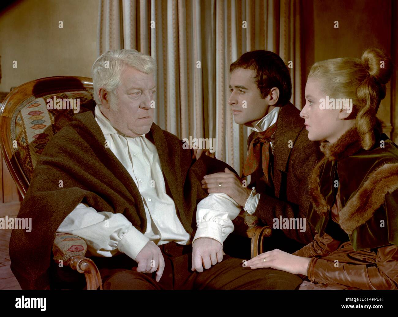 Jean Gabin, Gianni Esposito and Beatrice Altariba / Les miserables / 1957 directed by Jean-Paul Le Chanois Stock Photo