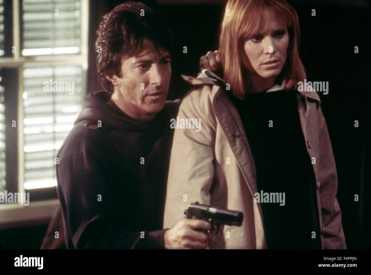 Dustin Hoffman and Marthe Keller / Marathon Man / 1976 directed by John