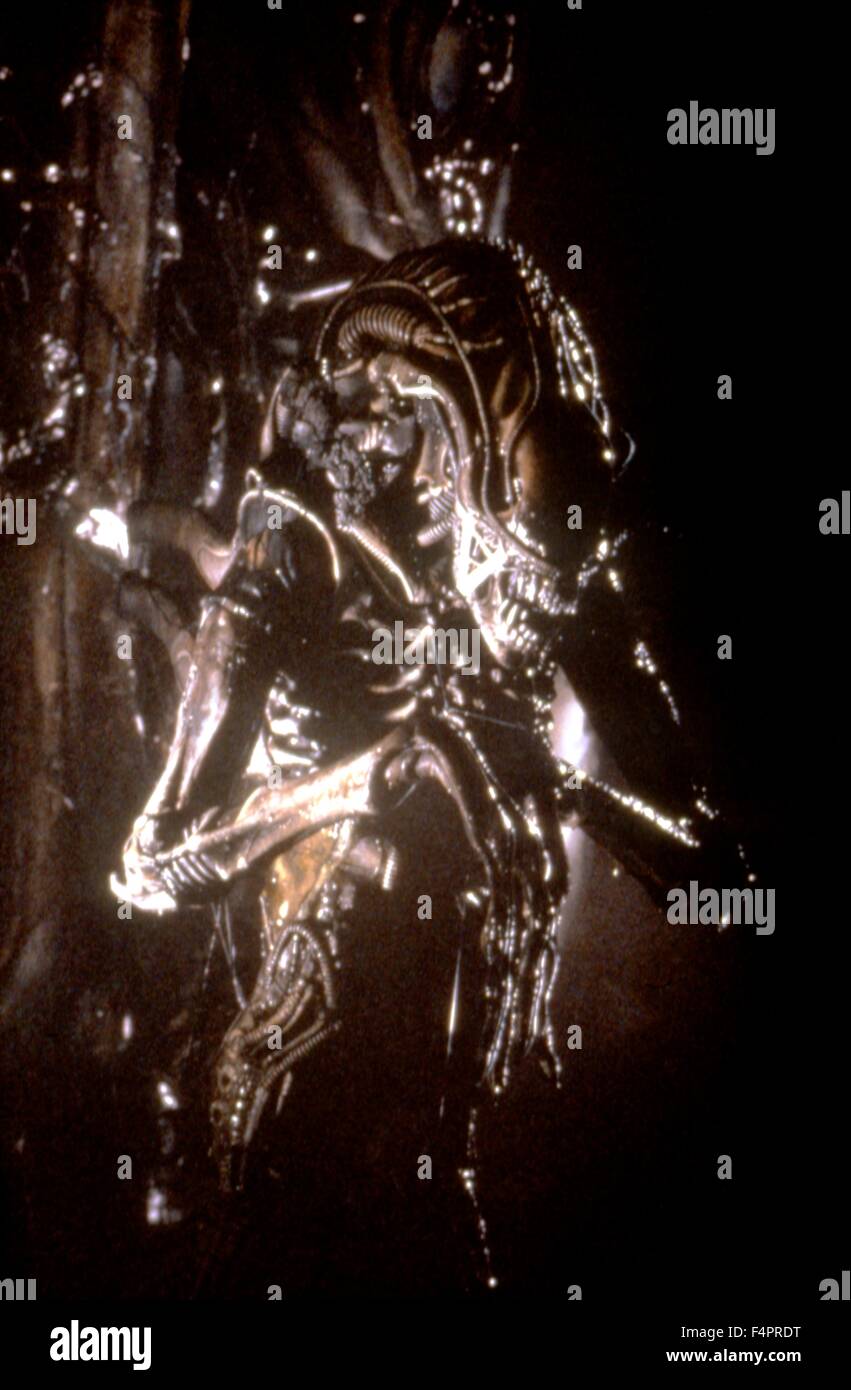 The 'Alien' created by H.R. Giger / Alien / 1979 directed by Ridley Scott  [Twentieth Century Fox Film Corpo] Stock Photo