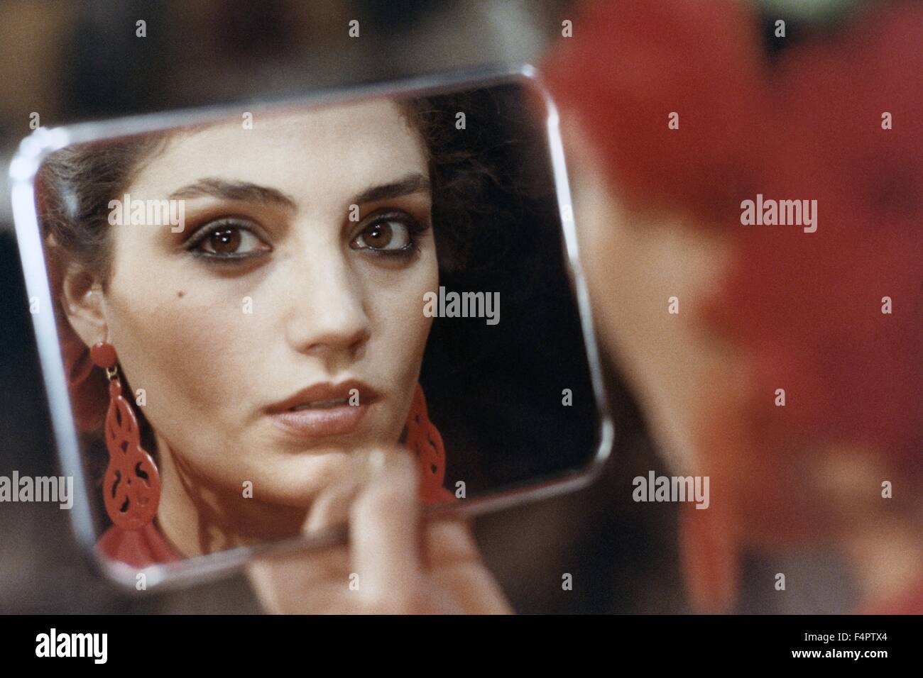 Angela Molina /  That Obscure Object of Desire / 1977 directed by Luis Bunuel  [Greenwich Film Productions] Stock Photo