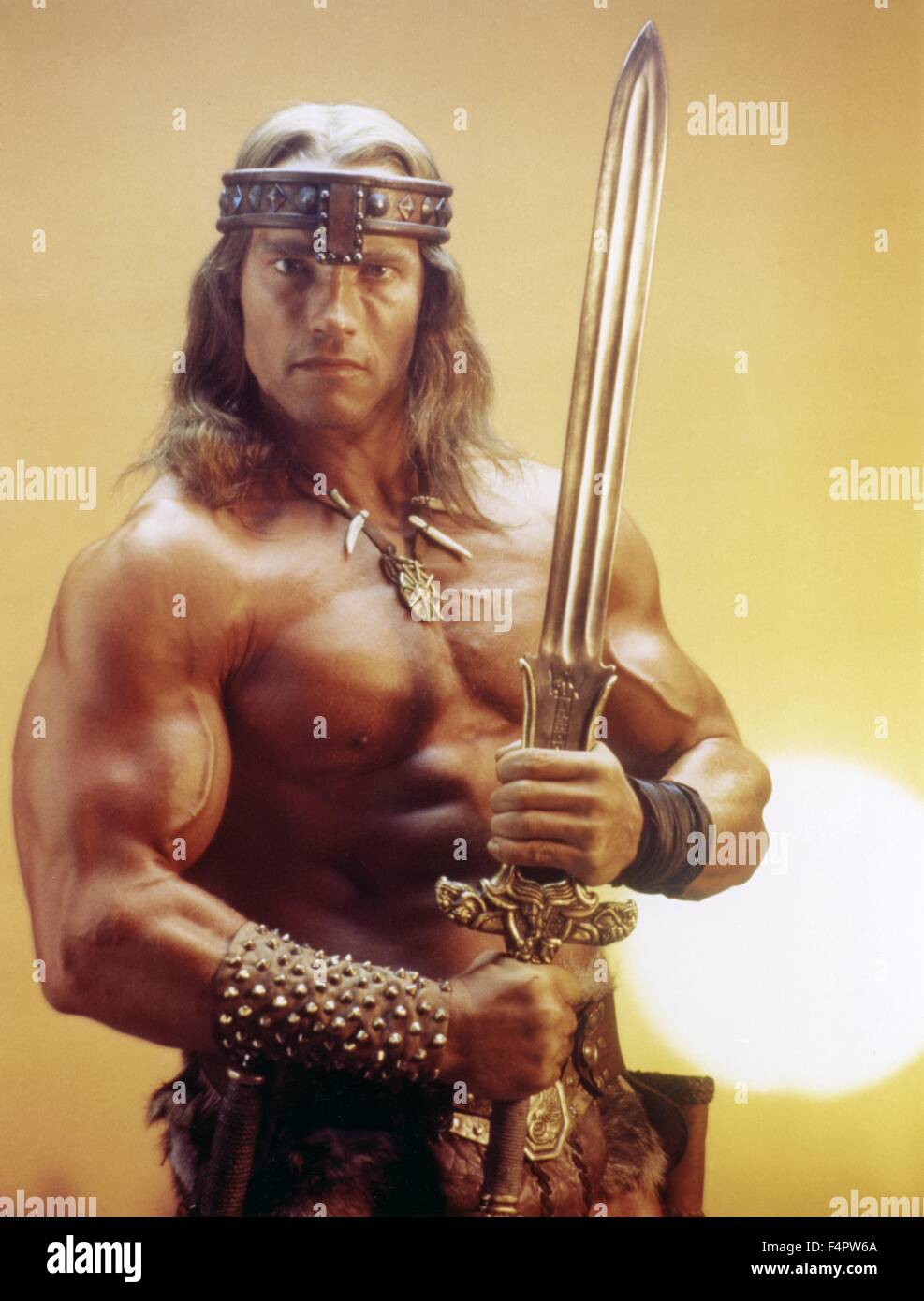 Arnold Schwarzenegger / Conan the Destroyer / 1984 directed by Richard  Fleischer [Dino De Laurentis / Universal Pi] Stock Photo - Alamy, image size:987x1390