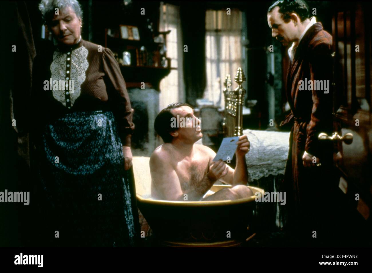 Robert Stephens and Colin Blakely / The Private Life of Sherlock Holmes / 1970 directed by Billy Wilde  [United Artists] Stock Photo