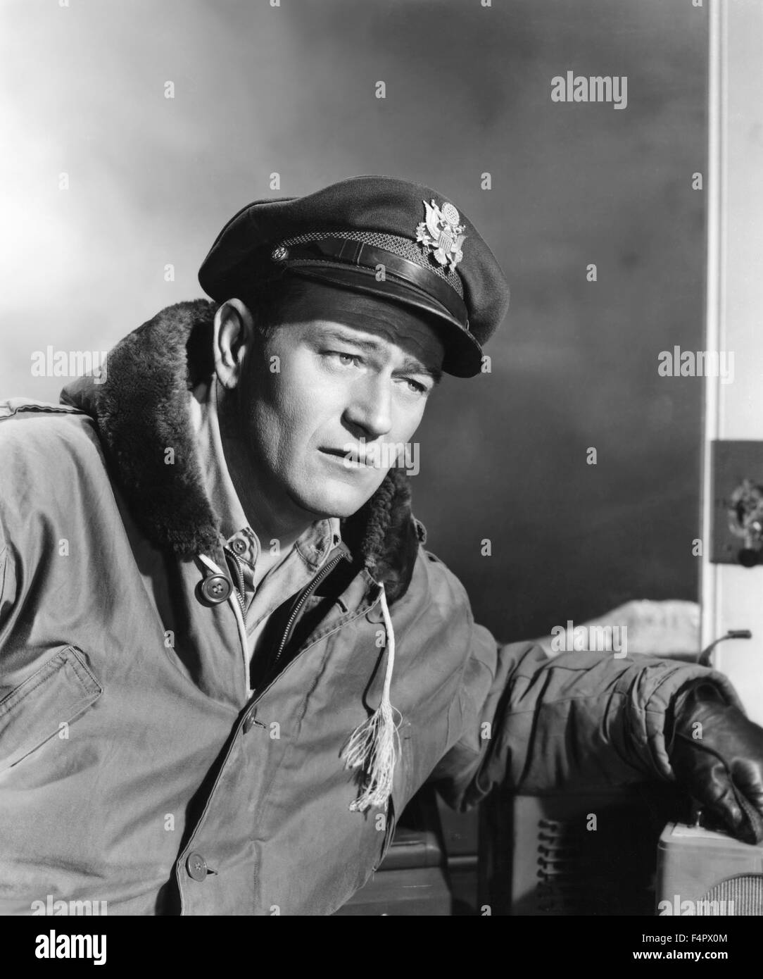 John Wayne / Jet Pilot / 1957 directed by Josef von Sternberg [R.K.O. Radio] Stock Photo
